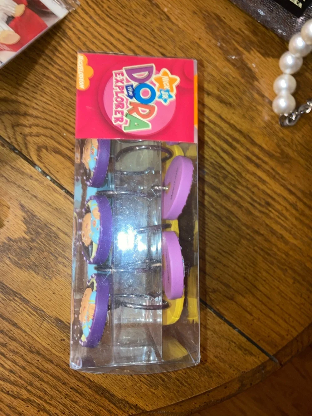 Disney Dora the Explorer  Shower Curtain Hooks - Set of 12 - NIB